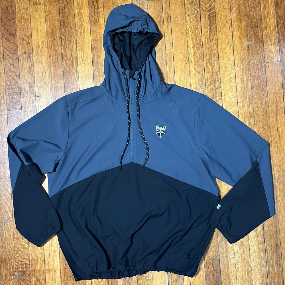 Bell Helicopter Aviation Legend Pullover 1/4 Zip XL Black Grey